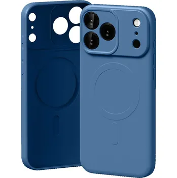 Pouzdro na mobilní telefon Mercury Ochranný kryt na iPhone 17 Pro MAX - Mercury, SemiSilicon MagSafe Blue