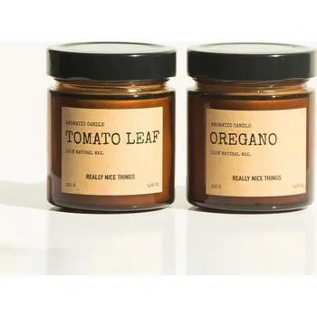 Svíčka Sada vonných svíček Really Nice Things Tomato Leaf & Oregano 2 x 100 g 2-pack 1939413 vícebarevná MLC