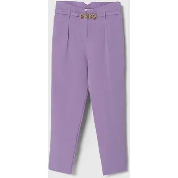 Chlapecké kalhoty Dětské kalhoty Pinko Up S4PIJGPA032 fialová 04X, vel. 164