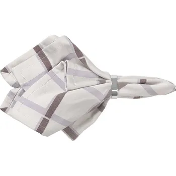 Papírový ubrousek Bavlněný ubrousek Broste Copenhagen Zappa 50030149 fialová 44A