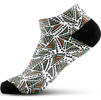 Dámské ponožky Walkee barevné kotníkové ponožky - Pyramid Barva: Bílá, Velikost: 37-41