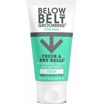 Intimní hygienický prostředek Below the Belt Gel na intimní partie pro muže Fresh & Dry Balls Cool 75 ml