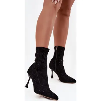 Dámská zimní obuv Boty na podpatku model 220204 Step in style 37