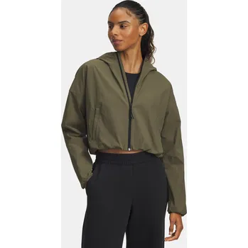 Dámská casual bunda Dámská bunda Under Armour Unstoppable Woven Rstop LS-GRN - Dámské Under Armour černá | kaki 3458607