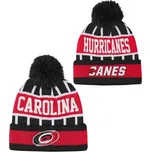 Outerstuff Dětská zimní čepice Carolina Hurricanes NHL Go Fast Cuffed Knit W Pom