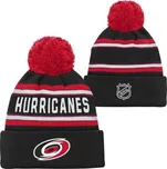 Outerstuff Dětská zimní čepice Carolina Hurricanes NHL Jacquard Cuffed Knit With Pom