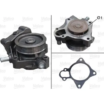 Chladič motoru Vodní čerpadlo, chlazení motoru VALEO 506961