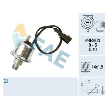 Čidlo automobilu Snímač, tlak oleje FAE 14010