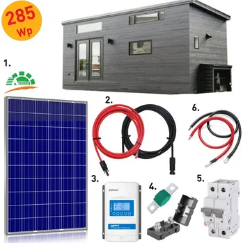 solární set 280Wp sestava KARAVAN - panel DAH 280Wp