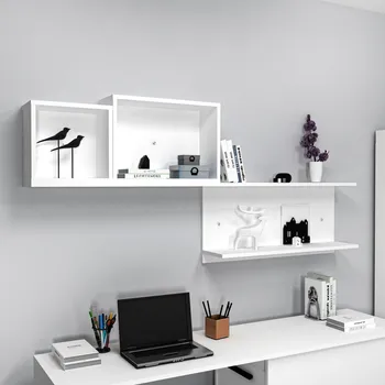 police Nástěnná police Akser - White