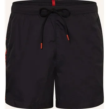 Pánské plavky Hugo Pánské Koupací Šortky Fab, černá / červená, 56/XXL