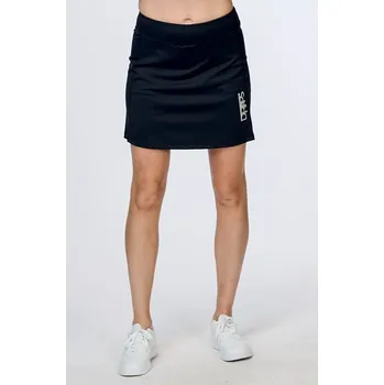 Dámská sukně Funkční sportovní černá dámská sukně s kraťasy a potiskem 199 lom velikost 3XL