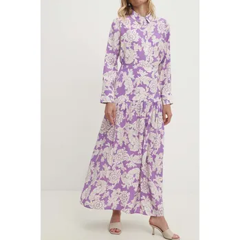 Dámská sukně Sukně Answear.LAB fialová barva, maxi, áčková 4033.tjs 04X, vel. L