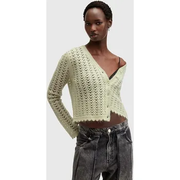 Dámský svetr Vlněný svetr AllSaints VIVIAN béžová barva, W056KB 01X, vel. L