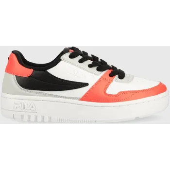 Dívčí tenisky Dětské sneakers boty Fila oranžová barva FFT0007 MLC, EUR 36