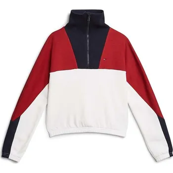 Chlapecká mikina Dětská mikina Tommy Hilfiger KG0KG08040.9BYH.128.176 červená 33X, vel. 140