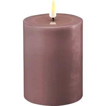 Svíčka LED svíčka Deluxe Homeart 7,5 x 10 cm RF.0152 růžová 34X