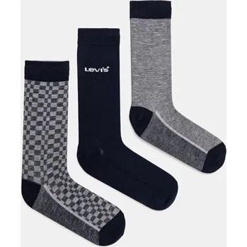 Ponožky Levi's 4-pack 37157.1167 námořnická modř 59X, vel. 43/46