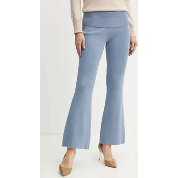 Dámské kalhoty Kalhoty Guess NINA dámské, modrá barva, zvony, high waist, W4BB53 Z3K92 W4BB53.Z3K92 55X, vel. XL