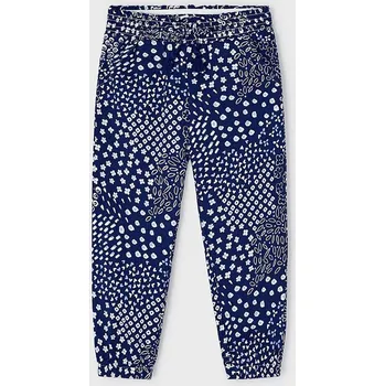 Dívčí kalhoty Dětské kalhoty Mayoral tmavomodrá barva, hladké 3535.6G.Mini.PPYH 59X, vel. 116