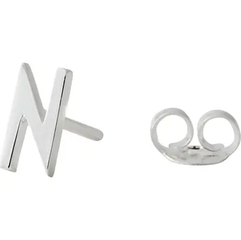 Náušnice Stříbrné náušnice Design Letters 90401000N stříbrná SLV, vel. ONE SIZE