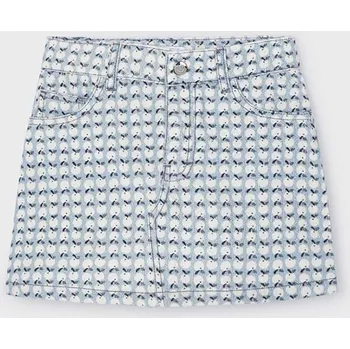 Dívčí oblečení Dětská bavlněná sukně Mayoral modrá barva, mini, 4905 4905.6G.Mini.9BYH 55X, vel. 110