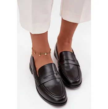 Dámské mokasíny Boto Mokasyny Loafersy Dámské Z Eko Kůže Bessina Barva: Černá, Velikost: 37