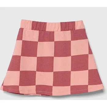 Dívčí sukně Dětská bavlněná sukně United Colors of Benetton 3IKAC0006.G.SEASONAL růžová 30X, vel. 150