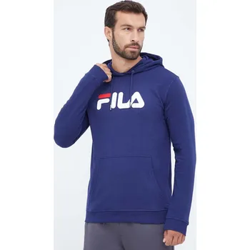 Pánská mikina Mikina Fila pánská, tmavomodrá barva, s kapucí, s potiskem FAU0068.9BYX 59X, vel. S