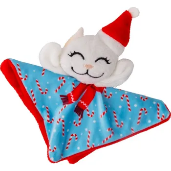 Hračka pro kočku 1ks KONG Holiday Crackles Santa Kitty hračky pro kočky