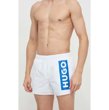 Pánské kraťasy Plavkové šortky Hugo Blue 50522960 bílá 00X, vel. XXL