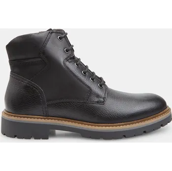 Dámská zimní obuv Baťa pánská kožená kotníková šněrovací bota černé, vel. 45