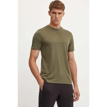 Tričko EA7 Emporio Armani zelená barva, s aplikací, PJUJZ.6DPT71 PJUJZ.6DPT71.1846 97X, vel. L