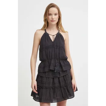 Dámská halenka Halenka Pepe Jeans DAISY dámská, černá barva, hladká, PL304821 99X, vel. M
