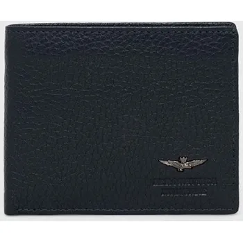 Kožená peněženka Aeronautica Militare tmavomodrá barva, AM183 59X, vel. ONE SIZE