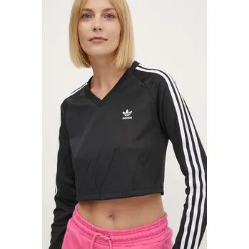 Pánské tričko Tričko s dlouhým rukávem adidas Originals IT9707 černá 99X, vel. L