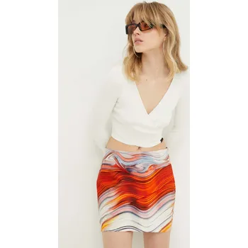 Dámská sukně Sukně Desigual OTTAWA mini, áčková, 24SWFW13 vícebarevná MLC, vel. L