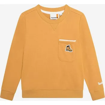 Chlapecká mikina Dětská mikina Timberland Sweatshirt T25T11.589 oranžová 22X, vel. 114