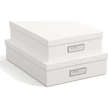 Úložný box Úložný box Bigso Box of Sweden Rasmus 2-pack 778245541 bílá 00X