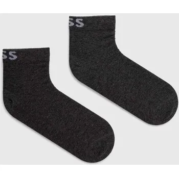Pánské ponožky Ponožky BOSS 2P SH Logo CC W 2-pack dámské, šedá barva 50502066 90X, vel. 39-42