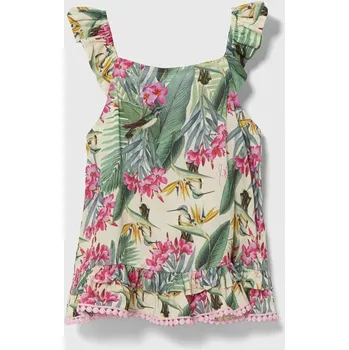 Dětská móda Dětská halenka Guess J4GH03.WG5S2.PPYH zelená 77X, vel. 167