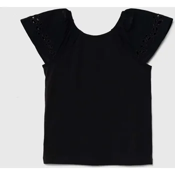 Dětské tričko United Colors of Benetton černá barva 3P4ZC10J5.G.Seasonal 99X, vel. 150