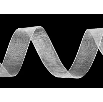 Stuha Monofilová stuha šíře 15 mm bílá 50 m