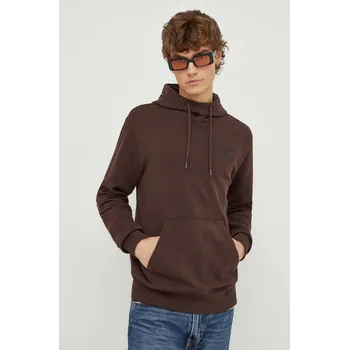 Pánská mikina Bavlněná mikina G-Star D23896.B782 hnědá 88X, vel. S