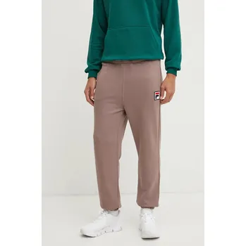 Tepláky Fila Baydon béžová barva, hladké, FAU0149 02X, vel. L