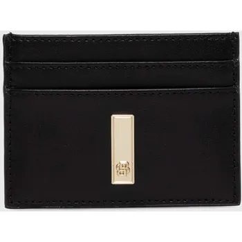 Peněženka Kožené pouzdro na karty BOSS černá barva, 50523660 99X, vel. ONE SIZE