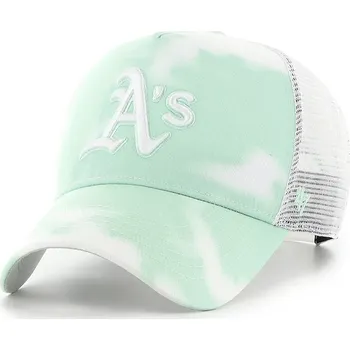 Kšiltovka Kšiltovka 47 brand MLB Oakland Athletics zelená barva, s aplikací, B-ITCDT18PTP-B0 B.ITCDT18PTP.B0 07X, vel. ONE SIZE