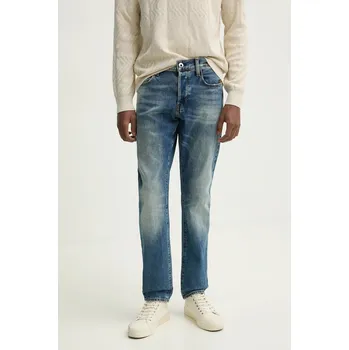 Pánské džíny Džíny G-Star 3301 Regular Tapered 51003.C052.A802 modrá 55J, vel. 36/34