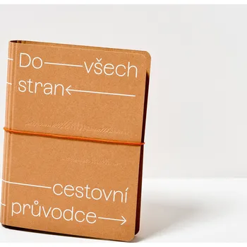 Zápisník papelote Do všech stran – cestovatelský průvodce A5 SET 2 / Na dlouhou cestu