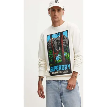 Pánská mikina Bavlněná mikina Superdry M2014112A.2YW béžová 01X, vel. M